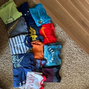 Lot of 14 long sleeve shirts size 2t